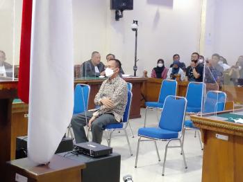 Sidang Dakwaan Pemberi Suap PMB Unila, JPU Sebut Karomani Minta Furniture Gedung LNC Kepada Terdakwa 